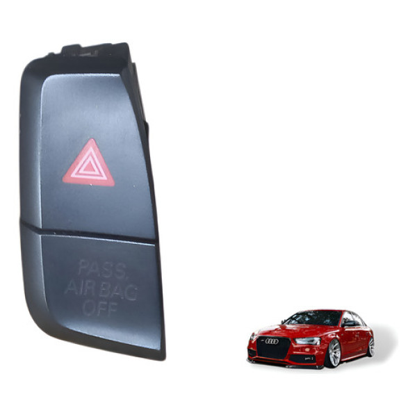 Botão Do Pisca Alerta Audi A4 2012 À 2016 Usado Preto