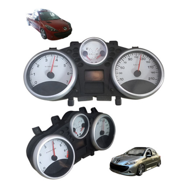 Painel Instrumento Peugeot 207 Hoggar Passion 2009 Á 2014 Preto
