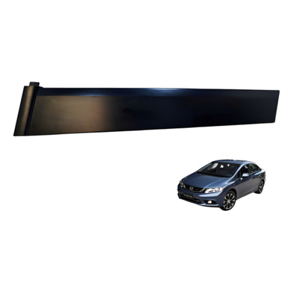 Acabamento Coluna Traseira Direita Civic 2012 À 2016 Usado Preto