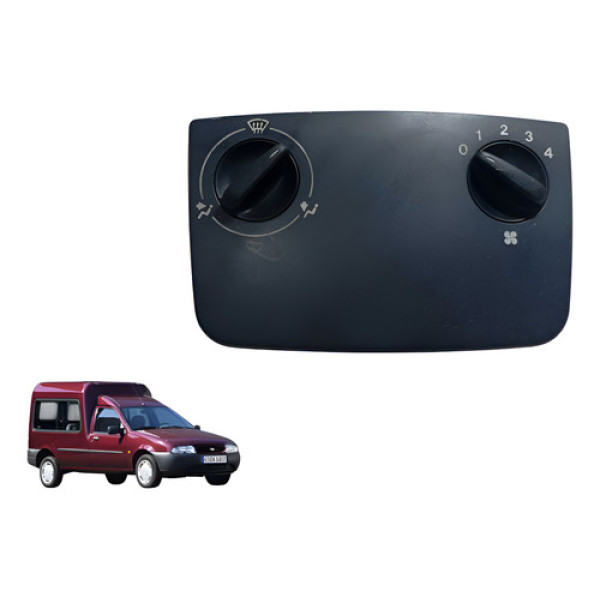 Botão Ar Condicionado Ford Fiesta Courier 1997 À 2002 Usado Preto