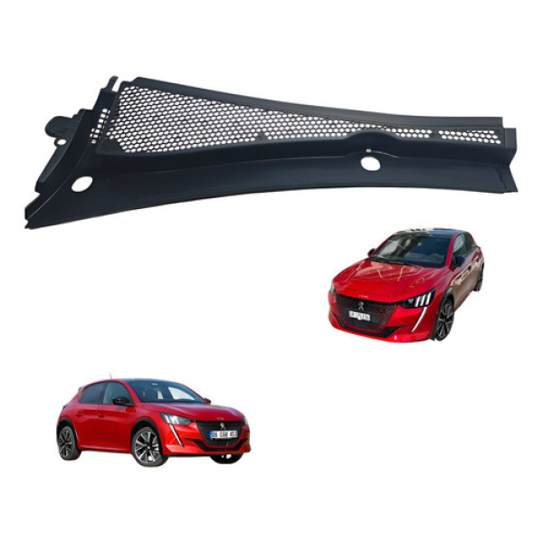 Grade Churrasqueira Esquerdo Peugeot 208 2010 Á 2017 Usado Preto