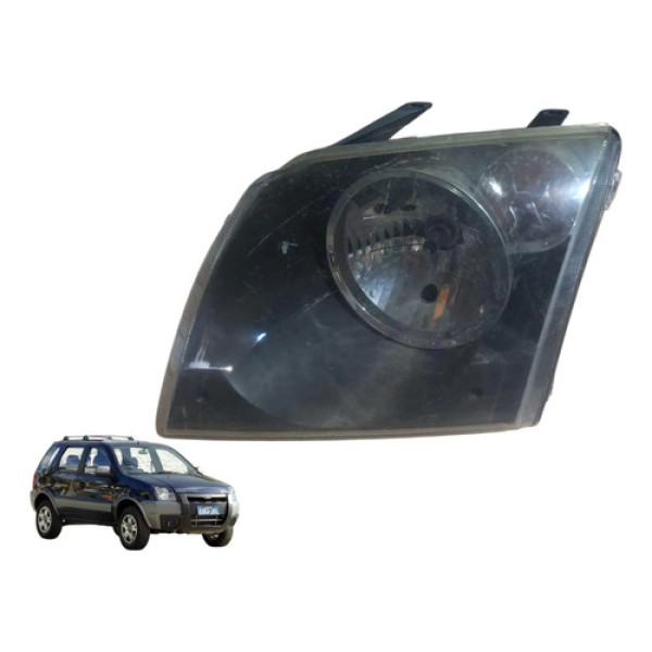 Farol Esquerdo Ford Ecosport 2003 2007 Esquerdo/motorista