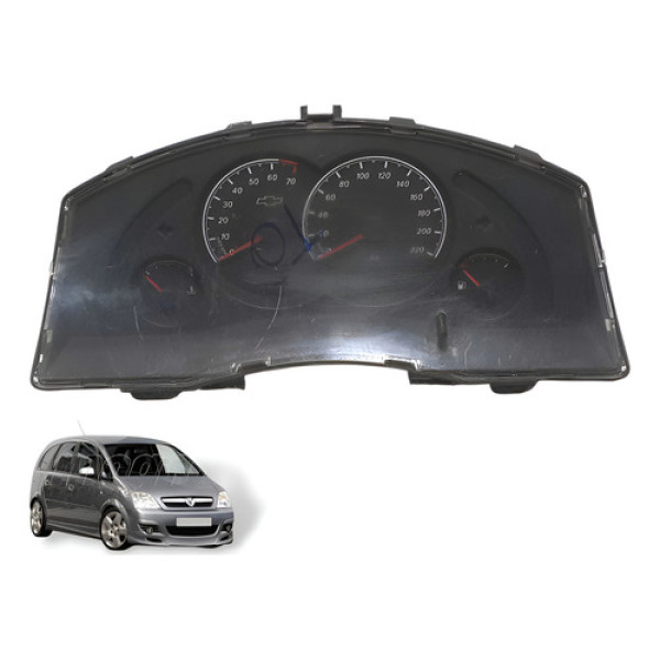 Painel De Instrumentos Com Rpm Gm Meriva 2004 À 2010 Usado Preto
