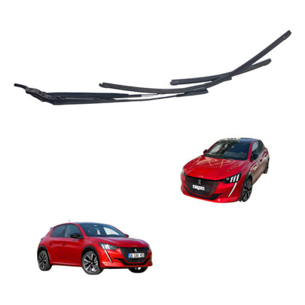 Par Braço Limpador Dianteiro Peugeot 208 2010 Á 2017 Usado Esquerdo