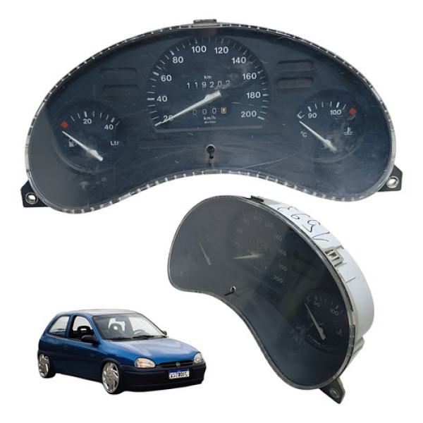 Painel Instrumento Chevrolet Corsa 1995 Á 2002 Usado Branco