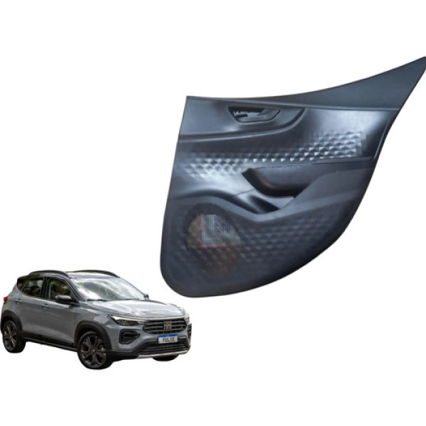 Forro Porta Traseira Direita  Fiat Pulse 2022 2024 Preto