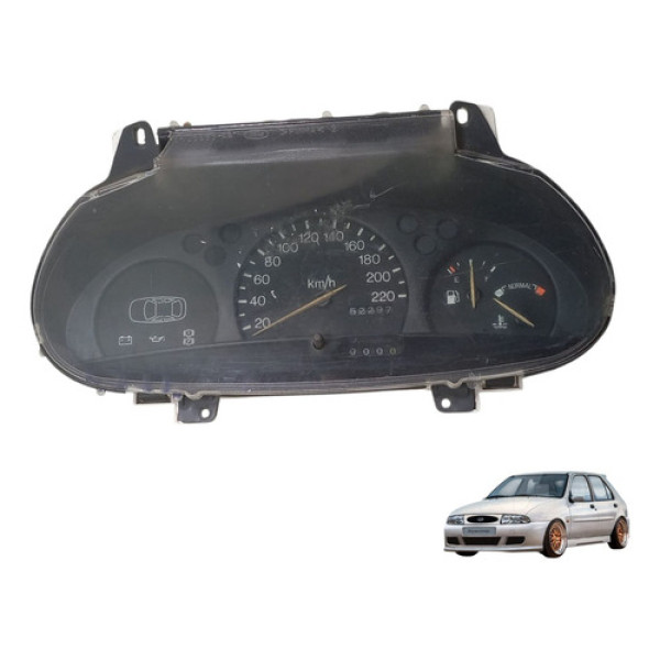 Painel De Instrumentos Sem Rpm Ford Fiesta 1997 À 2002 Preto