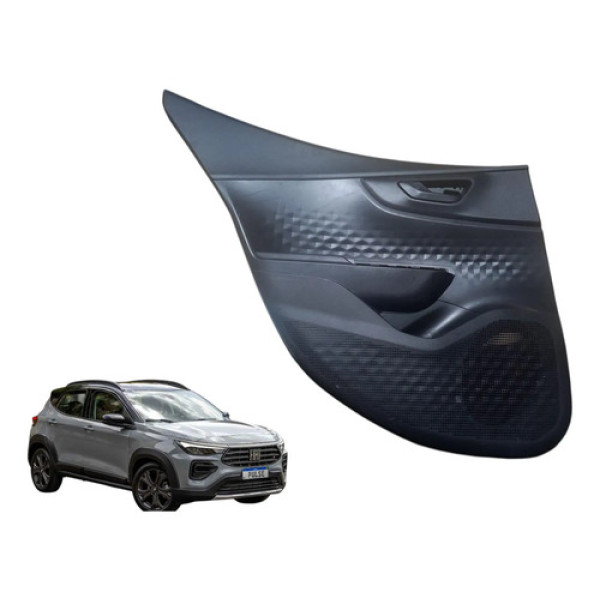 Forro Porta Traseira Esquerda Fiat Pulse 2022 2024 Preto