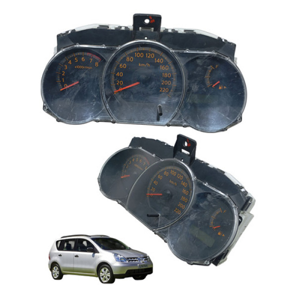 Painel Instrumento Nissan Livina Tiida 2007 Á 2013 Usado Preto