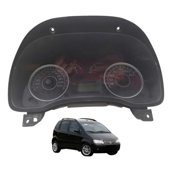 Painel Instrumentos Fiat Idea Atracttive 2011 À 2016 Usado Preto