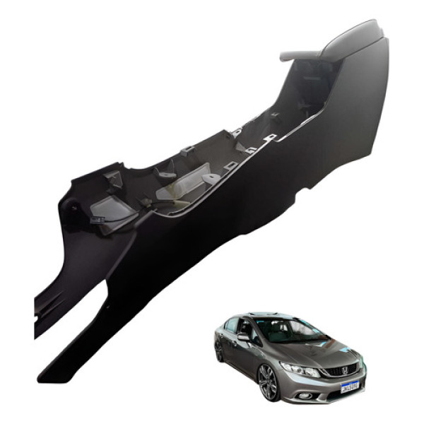 Console Central Apoio De Braço Honda Civic 2012 À 2016 Usado Azul-escuro