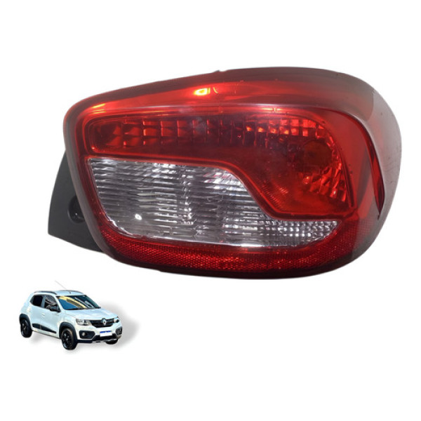 Lanterna Traseira Direita Renault Kwid 2017 Á 2020 Direito/passageiro Vermelho