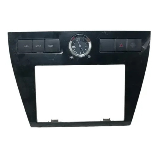 Moldura Painel Central Ford Fusion 2006 Preto