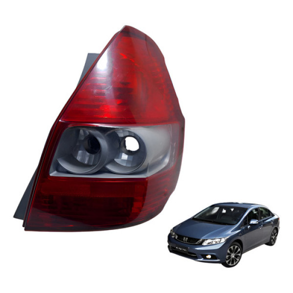 Lanterna Traseira Direita Honda Fit 2003 À 2008 Usado Direito/passageiro Vermelho