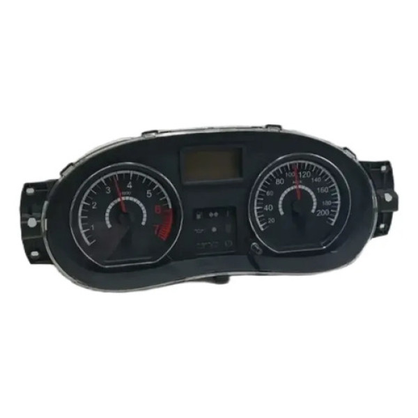 Painel Instrumento Velocimetro Logan Sandero Clio 2008 2013 Preto