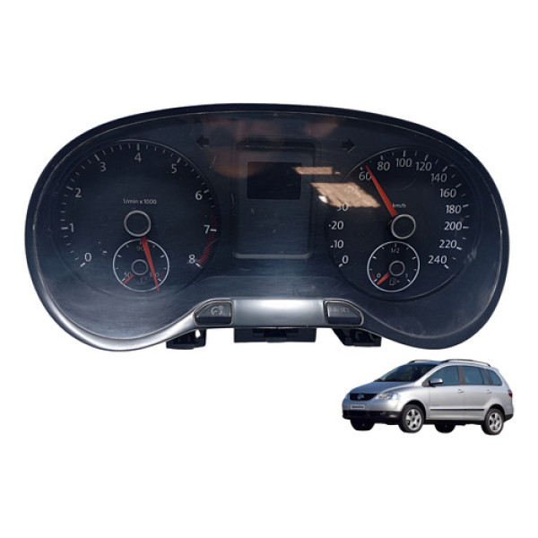 Painel De Instrumentos Rpm Fox Spacefox 2000 Á 2015 Usado Preto