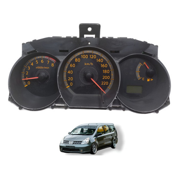 Painel De Instrumentos Com Rpm Nissan Livina 2009 Á 2014 Preto