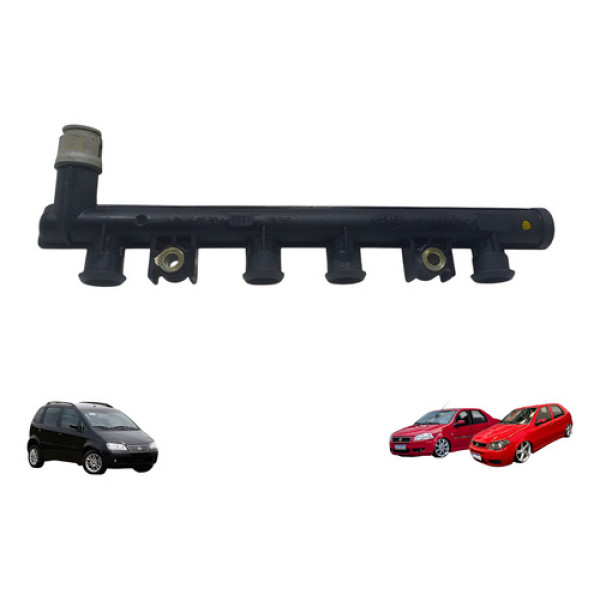 Flauta Do Bico Injetor Palio Siena Idea 1.4 1.0 2004 Á 2015