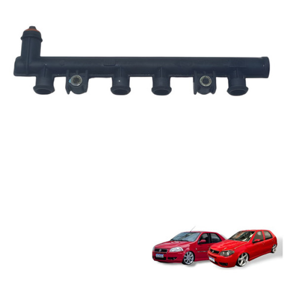 Flauta Do Bico Injetor Palio Siena Idea 1.0 1.4 2004 Á 2015