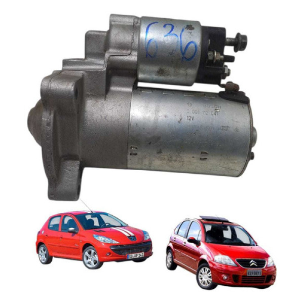 Motor De Arranque Citöen C3 Peugeot 206 1.4 2010 Usado