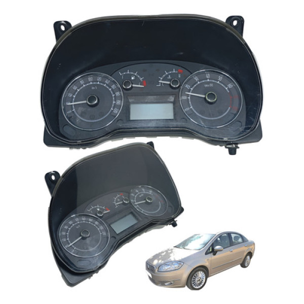 Painel De Instrumnetos Fiat Linea 2008 À 2012 Usado Preto