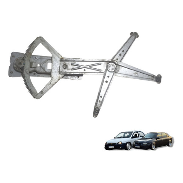 Maquina De Vidro Dianteiro Direito Corsa 1996 Á 2002