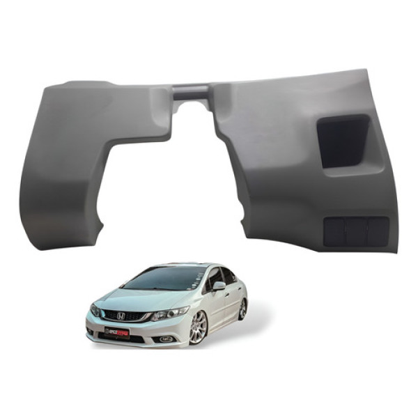Acabamento Do Painel Inferior Honda Civic 2012 À 2016 Usado Preto