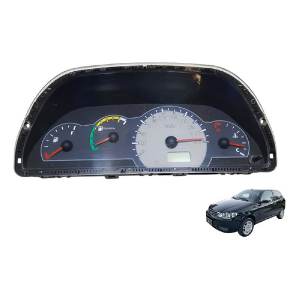 Painel De Instrumentos Palio Siena Economy 2001 À 2010 Usado Preto