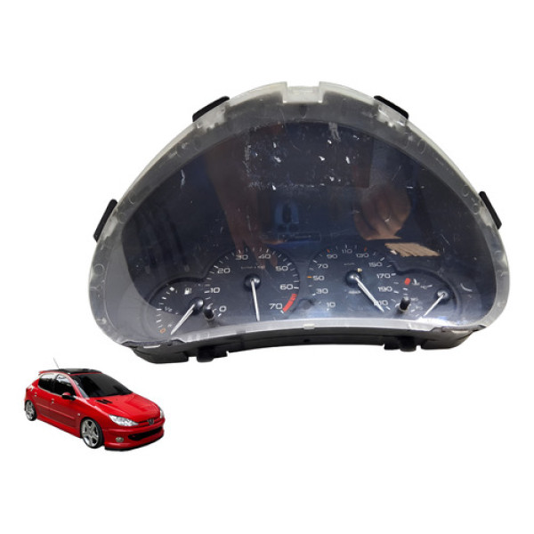 Painel De Instrumentos Rpm Peugeot 206 2001 Á 2001 Usado Preto