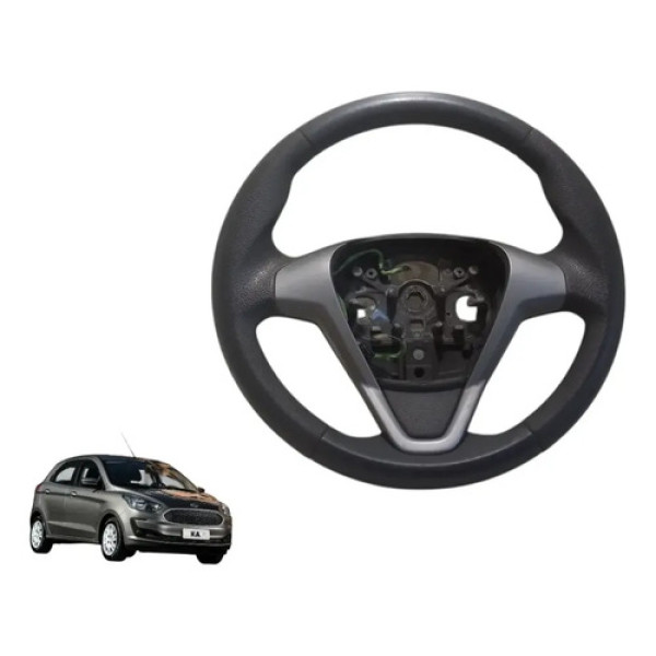 Volante Direçao Ford Ka 2014 2021 Original Preto