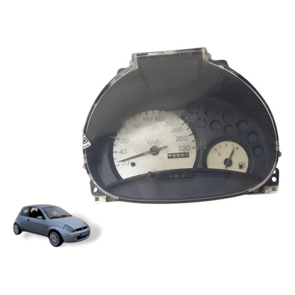 Painel Instrumento Fod Ka Branco 1.0 1997 Á 1999 Preto