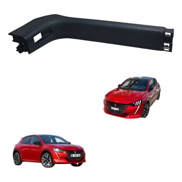 Soleira Dianteira Lado Esquerdo Peugeot 208 2013 2018 Usado Preto