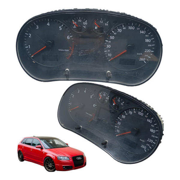 Painel Instrumento Audi A3 Turbo 1.6 2000 Á 2006 Usado Preto