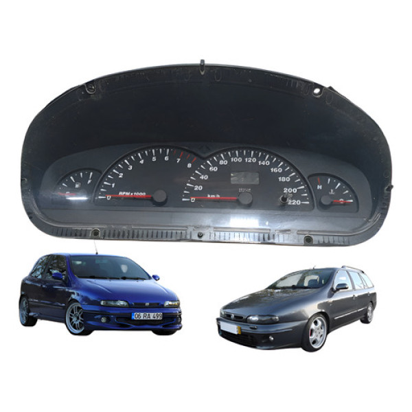 Painel Instrumento Fiat Marea Brava 2.0 1997 Á 2008 Usado Preto