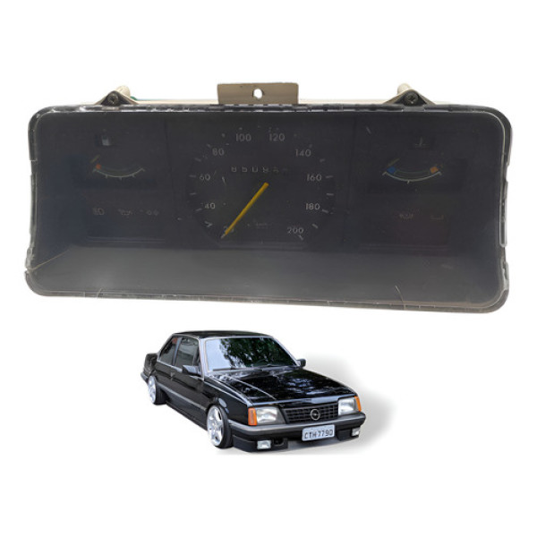 Painel De Instrumentos Analógico Gm Monza 1990 À 1999 Usado Preto