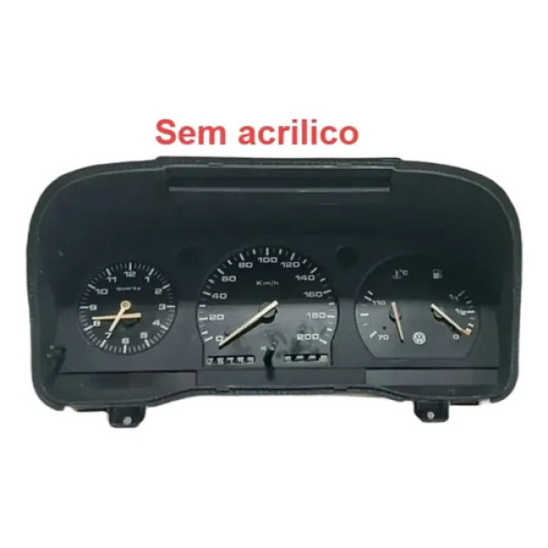 Painel Instrumento Velocimetro Logus Pointer 1992 1996 Preto