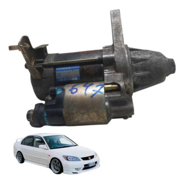 Motor Partida Arranque Civic 1.7 Manual 2001 A 2006