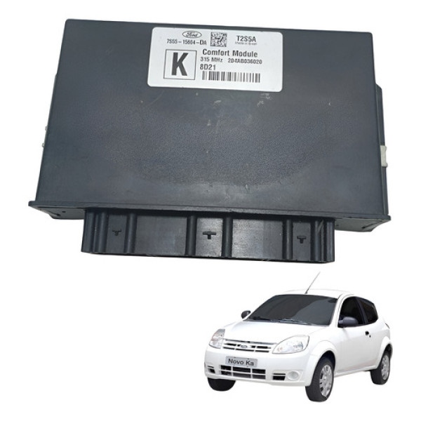 Modulo Conforto Ford Ka 8v 1.0 2008 2012 Usado Preto