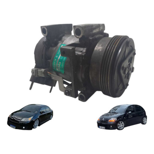 Compressor De Ar Condicionado Citröen C3/c4 2004 Á 14 Usado