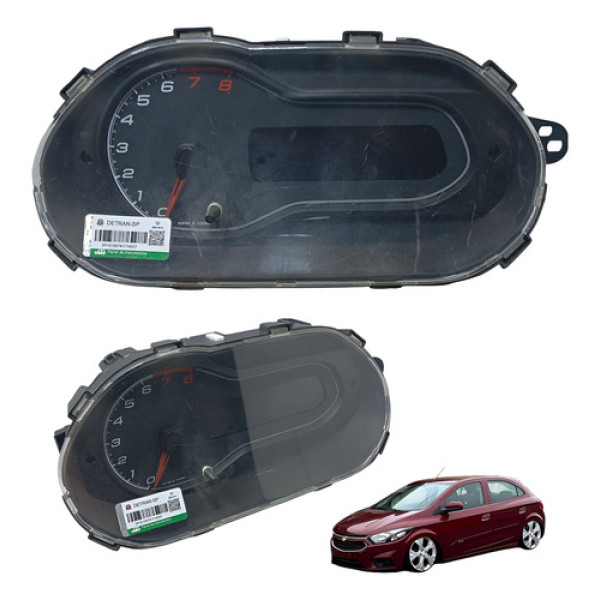 Painel De Instrumentos Rpm Onix Prisma 2014 À 2017 Usado Preto