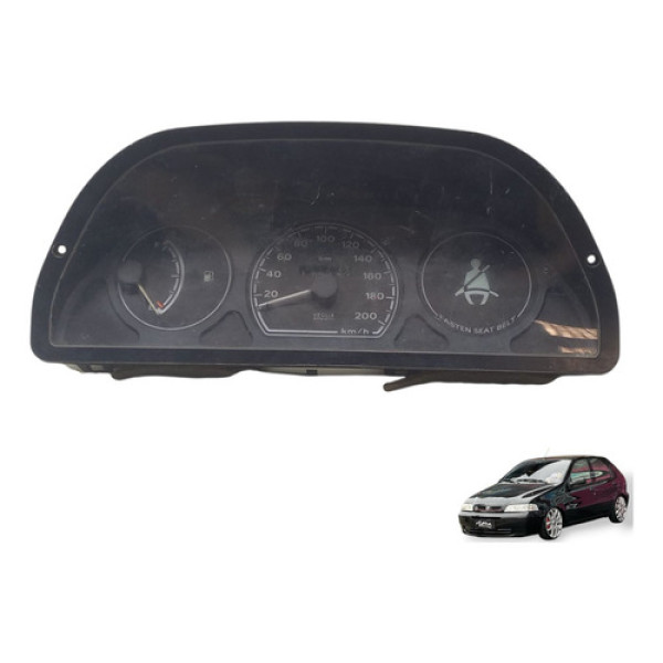 Painel Instrumento Fiat Preto Palio Uno Siena 1996 Á 2000