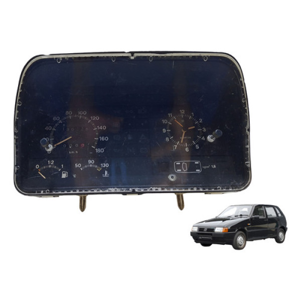 Painel De Instrumentos Analógico Fiat Uno 1989 À 1995 Usado Preto