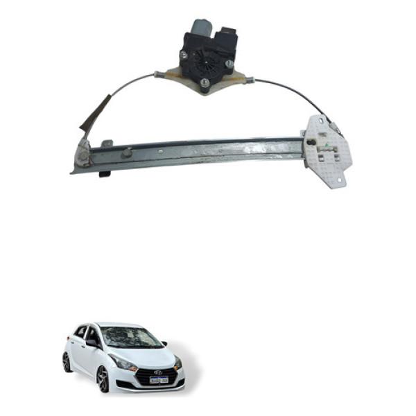Máquina De Vidro Traseira Esquerda Hb20 2013 A 19 Elétrico