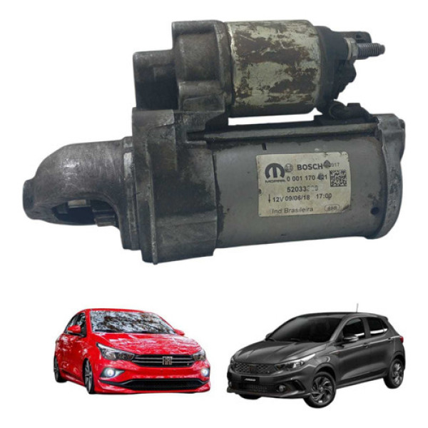 Motor De Arranque Fiat Argo Mobi 1.0 2018 A 2021