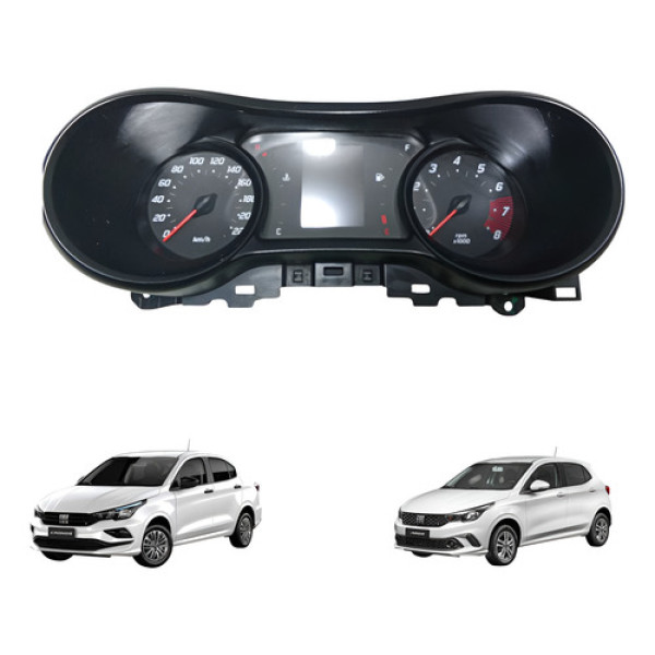 Painel De Instrumentos Rpm Coronos Argo 2017 À 2021 Usado Preta