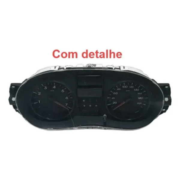 Painel Instrumento Velocimetro Sandero Logan 2008 2012 Preto Preto