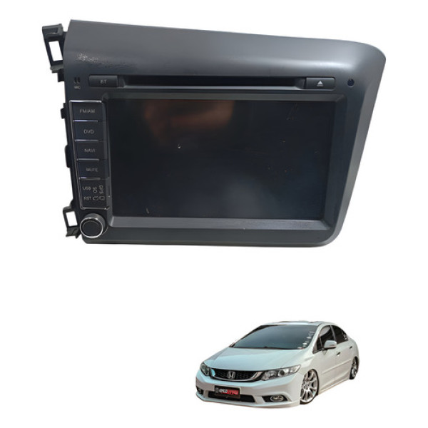 Central Multimida Honda Civic 2012 Á 2016 2.0 Usado Cinza