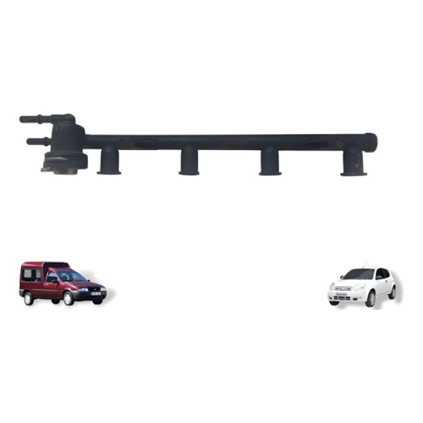 Flauta Do Bico Injetor Ford Ka Fiesta Courier 2003 Á 2012