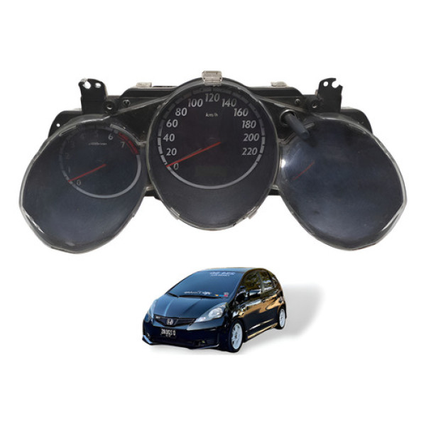 Painel De Instrumentos Rpm Honda Fit 2003 À 2008 C/ Detalhe Preto