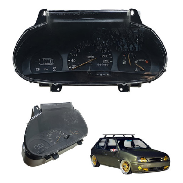 Painel Instrumento Ford Firsta 1995 Á 2002 Usado Preto